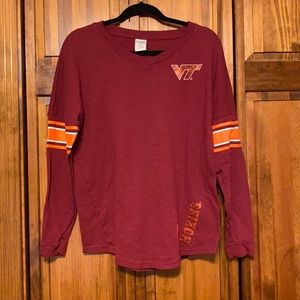 PINK Virginia Tech Hokies long sleeve